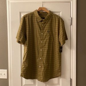 New with tags Brixton Men’s XL short sleeve button up